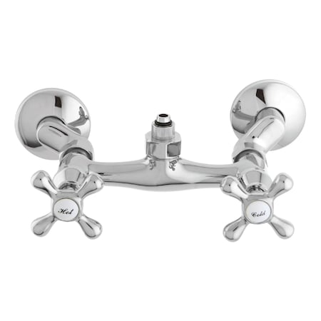 Kingston Brass Tub Faucet Body, Polished Chrome, Wall CC2131